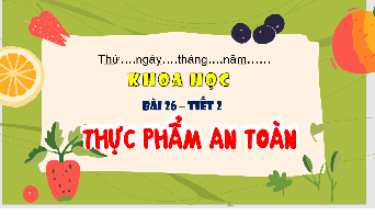 Thực phẩm an toàn